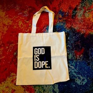 God is Dope Canvas Bag Brand New